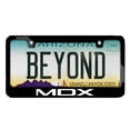 thumbnail image 2 of iPick Image for Acura MDX Logo in UV LED Printed on Black Metal License Plate Frame, Official Licensed, 2 of 6