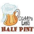 thumbnail image 2 of CafePress - Dadhalfpint Body Suit - Baby Light Bodysuit, Size Newborn - 24 Months, 2 of 4