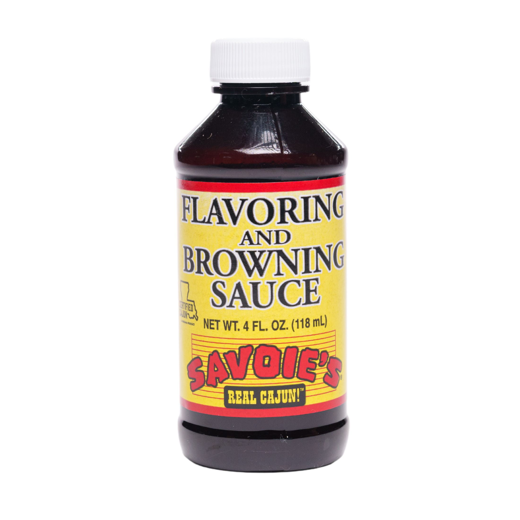 (4 pack) Savoie's Real Cajun Flavoring & Browning Sauce, Liquid, 4 Fl oz Bottle
