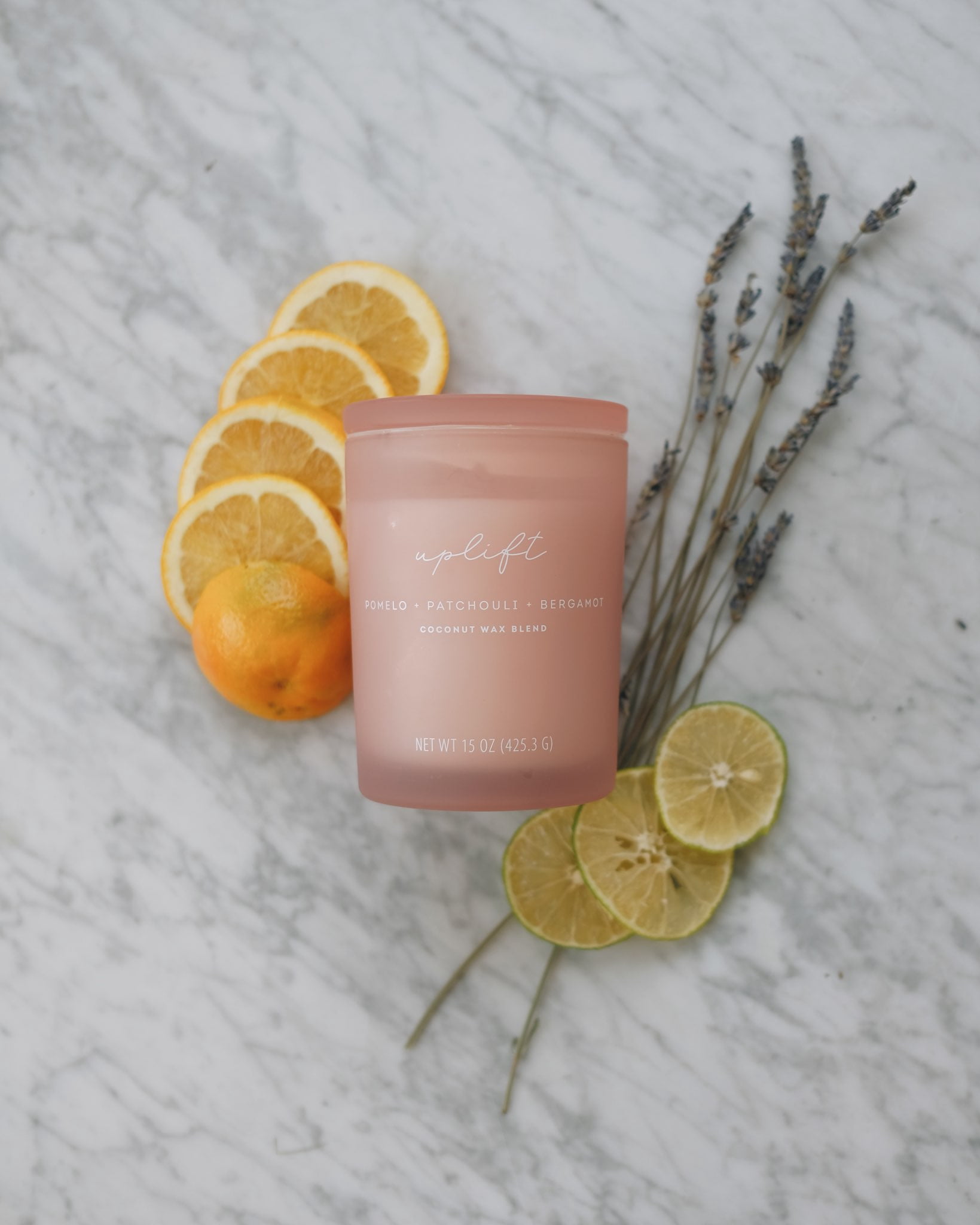 Allswell 15oz Scented 2-Wick Spa Candle - Uplift (Pomelo + Patchouli + Bergamot)