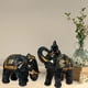 thumbnail image 2 of 1 par de figuras de elefante de resina, estatuas decorativas, soporte coleccionable de moda para azul, 2 of 9