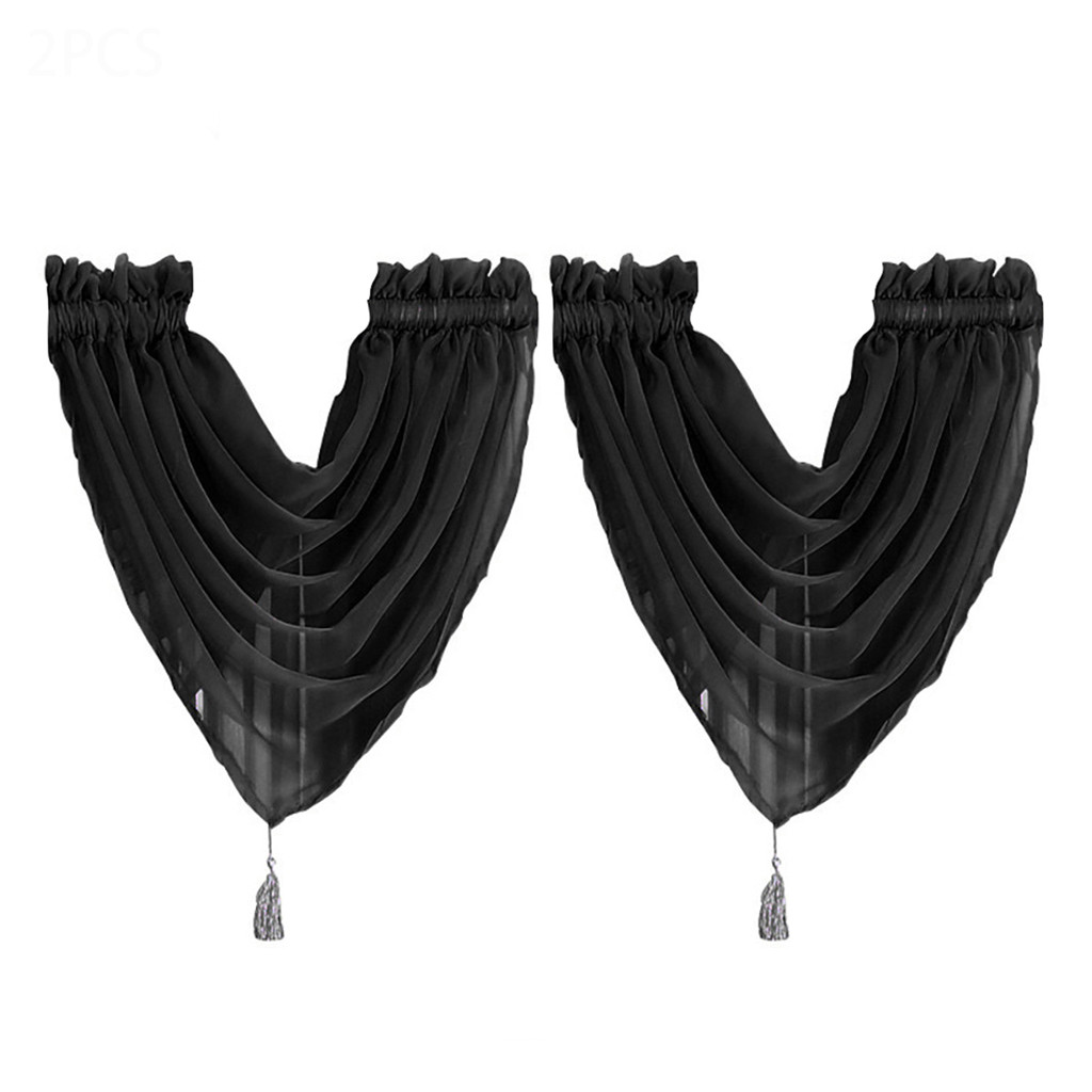 MMolecule Voile Curtain Swags All Colours Pelmet Valance Net Curtains