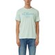 thumbnail image 3 of s.Oliver Camiseta para hombre, pack de 4 - básica, estampado logo, cuello redondo, algodón Verde claro/Blanco/Gris claro/Negro XL (X-Large), 3 of 7