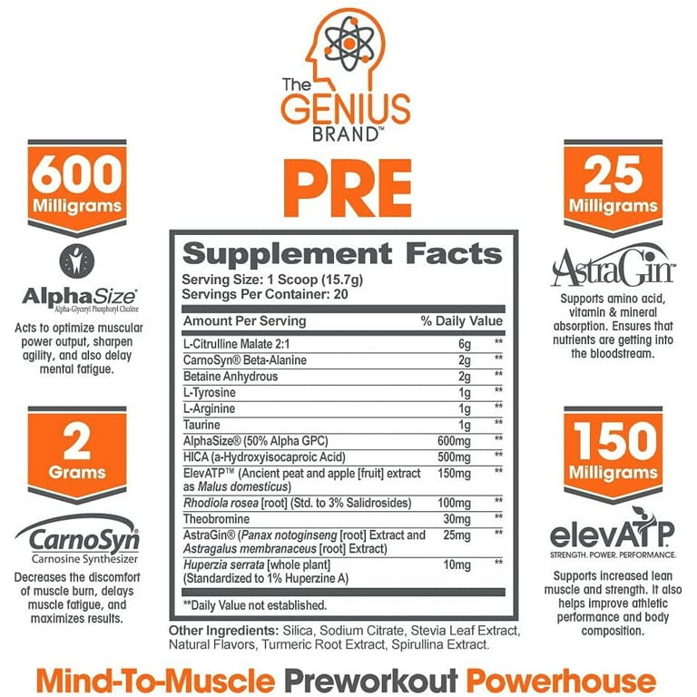 OptiForce Pre Workout - Clean Preworkout, Natural Energy Boost