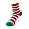 thumbnail image 2 of HuangHuanChen Womens Senior Fuzzy Socks Plush Sleeping Socks Home Coral Velvet Socks Christmas Socks Pink, 2 of 3