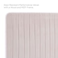 thumbnail image 5 of Modway Milenna Channel Tufted Performance Velvet Twin Headboard in Pink, 5 of 7