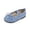 Blue, variant on Kids' Elastic Strap Princess Shoes, Girls' Colorful Suede Bow Flats Footwear for 1-6 Years 5-5.5 Years
