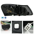 thumbnail image 2 of AKKON - For 2006-2011 Lexus GS300 GS350 GS430 GS 450h Driver + Passenger Replacement Black LED Tail Lights Pair, 2 of 7