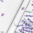 thumbnail image 5 of Spring Summer Tablecloth 60x60 Inch, Easter Watercolor Lavender Blooming Floral Table Cover for Party Picnic Dinner Decor, 5 of 6
