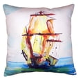 thumbnail image 2 of Male Blue Crab Beige Large Indoor/Outdoor Pillow 18x18, 2 of 2