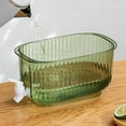 thumbnail image 4 of Dispensador de bebidas de gran capacidad, apto para uso alimentario, hervidor frío a prueba de fugas con grifo para el hogar, color verde, 4 of 14