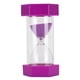 thumbnail image 3 of Reloj de arena portátil para niños, para el hogar, la oficina, reloj de arena, temporizador de regalo (morado, 10 minutos), 3 of 14