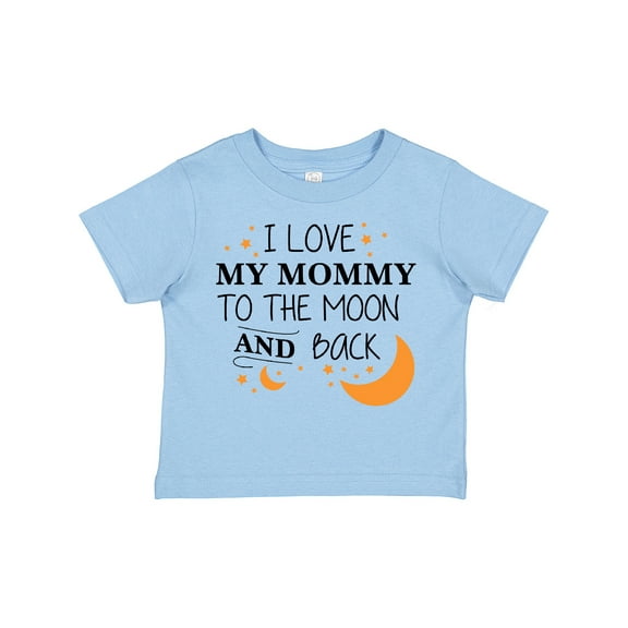 Inktastic I Love My Mommy to the Moon and Back Boys or Girls Toddler T-Shirt