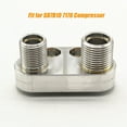 thumbnail image 4 of ZheElen A/C Compressor Adapter Fitting Compressor Adapter Adapter Compressor Adapter Fitting Durable Silver, 4 of 6