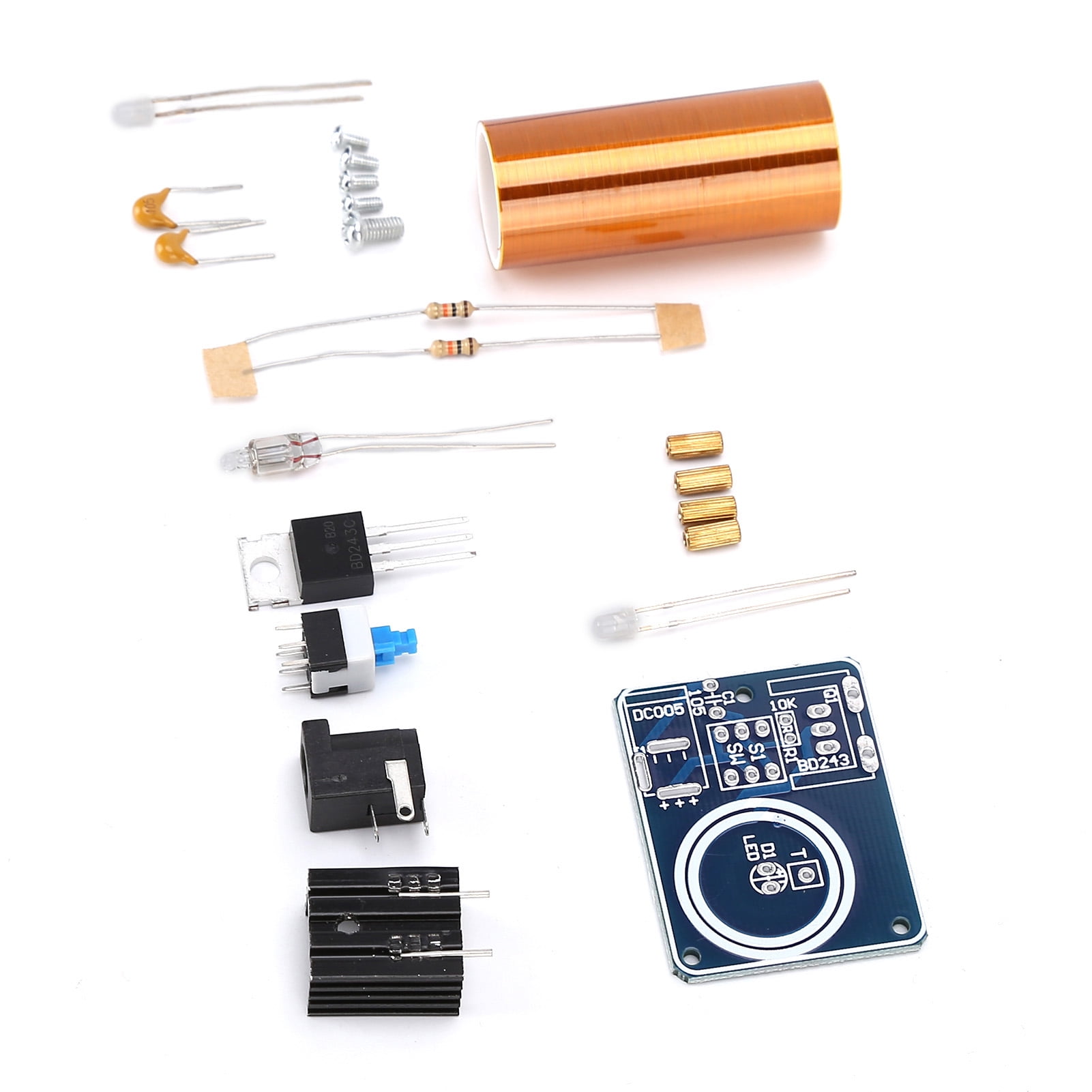 Mini Coil Kit, Wireless Transmission DIY Electronics Parts Air Light