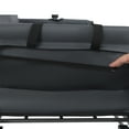 thumbnail image 5 of GDF Studio 3-in-1 Folding Wagon with Bench Seat, Steel Frame, Heavy-Duty and All-Terrain Beach Tires, Gray, 5 of 17
