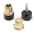 thumbnail image 3 of MERIGLARE High Hee Tips Protector Taps Stiletto Heel Caps Cover Shoes Dowel Lift 9mm Golden, 3 of 8