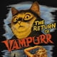thumbnail image 2 of Camisetas de gato vampiro para hombre, camisetas divertidas de gato el retorno de Vampurr, camiseta de manga corta con cuello redondo, Tops de algodón 4XL 5XLDeep Heather, 2 of 4