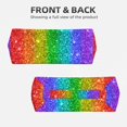 thumbnail image 2 of Rocae Glitter Rainbow for Elastic Exercise Headband for Men and Women Moisture Wicking Athletic Sweatbands Summer Accessories Elastic Bands, 2 of 9