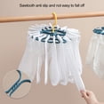 thumbnail image 3 of D-GROEE Socks Hanger Socks Storage Hanger 360-degree Rotation Multifunctional Drying Rack for Socks Underwear Bras Towels Bathroom Balcony Organizer Durable, 3 of 8