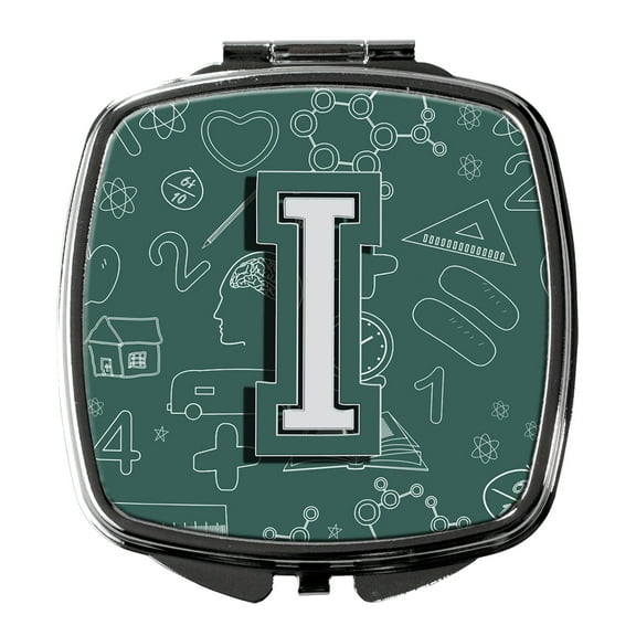 Letter I Back to School Initial Compact Mirror