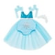 thumbnail image 1 of 1 conjunto de falda con tirantes de encaje para niñas pequeñas, vestido con diadema, conjunto para niñas pequeñas, 1 of 7