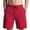 Red, variant on Mens Casual Cargo Shorts Knee Length Summer Moisture Wicking 7"/9" Inseam Short Pants Elastic Waist Drawstring Streetwear Daily Wear Athleisure