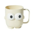 thumbnail image 2 of SHEIGUANNI Cartoon Big Eyes Brush Mug, Kids Mouthwash Cup, Animal Bathroom Toothbrush Mugs, Lovely Cartoon Brush Cup, Toothbrush Cup Holder for Kids Attractive Cup,Big Eyes,White, 2 of 6