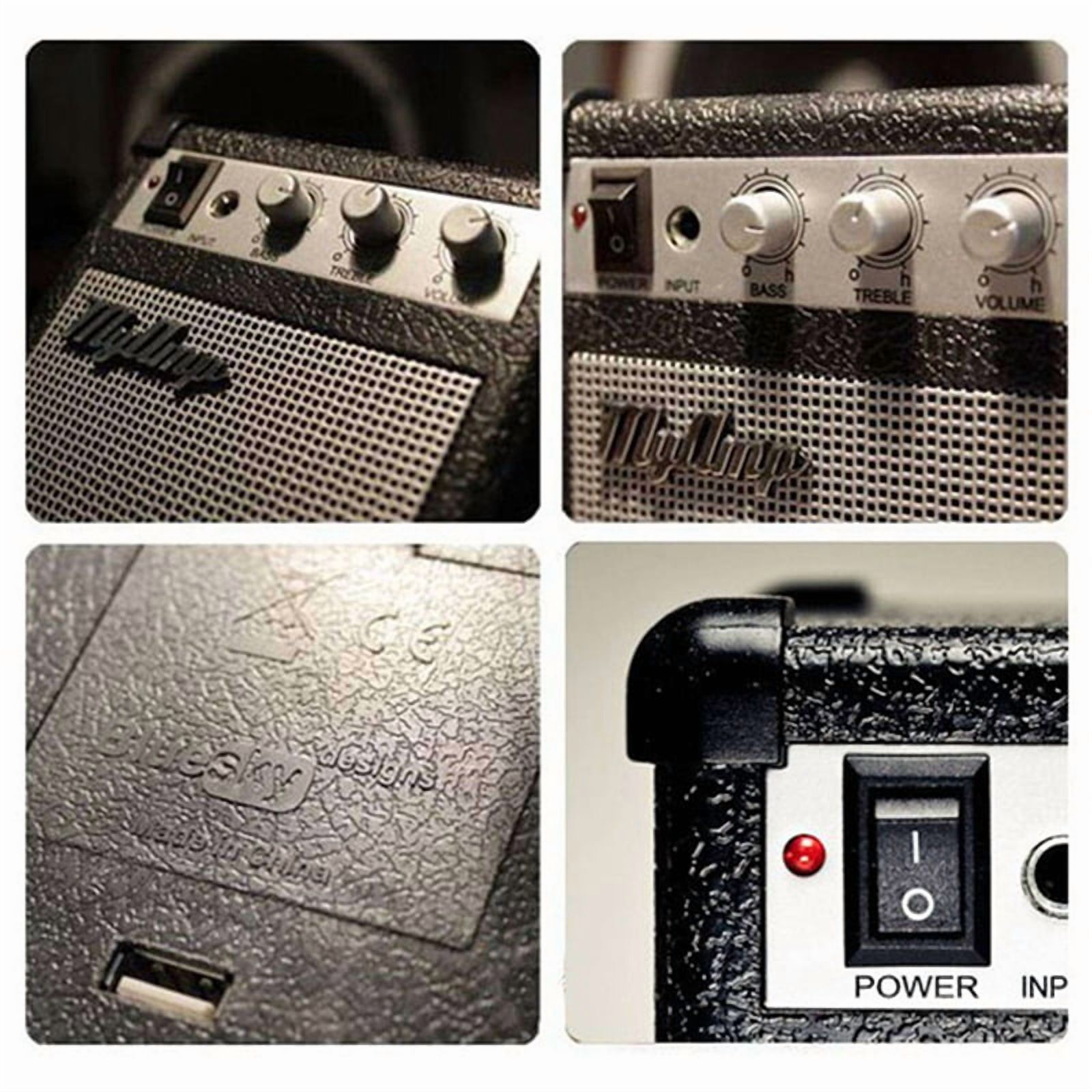 3X Retro Guitar Amplifier High Fidelity / My Amp Audio Portable Speaker / Amp Audio Mini Guitar Speakers Bass