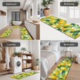 thumbnail image 5 of Yellow Lemon Fruit Leaves White Pattern Kitchen Rugs Sets Of 3,Kitchen Runner Rugs Non Skid Washable,Decorative Kitchen Floor Mats for Kitchen,Sink,Laundry,17"x30"+ 17"x47" + 17"x59", 5 of 6