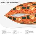 thumbnail image 5 of Xecao Ramen Noodle Soup Print Soft Velvet Decorative Throw Pillow Covers, Square Cushion Cases for Bed, Sofa, Living Room, Car, and Indoor Outdoor Use-18"x18", 5 of 8