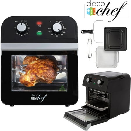 Deco Chef AirFryer XL12.7 QT Power Air Fryer Oven 7 in1 Cook Features Rotisserie