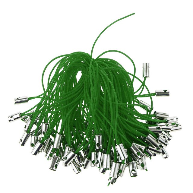 Cordón de cuerda Hugo 100 Uds. verde