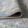 thumbnail image 4 of JONATHAN Y 5 x 8 Area Rug, Izmit Geometric Vintage Medallion - Gray/Mustard/Turquoise, RES100A-5, 4 of 8