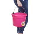 thumbnail image 4 of Bucket Little Giant de plástico con parte trasera plana, 7,6 L, rosa intenso, 4 of 4