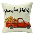 thumbnail image 4 of 1Pcs Fall Pumpkin Decorative Pillow Covers Autumn Farmhouse Cotton Linen Farm Fresh Pumpkin Decorative Thanksgiving Pillow Case Cushion Cover, 4 of 5