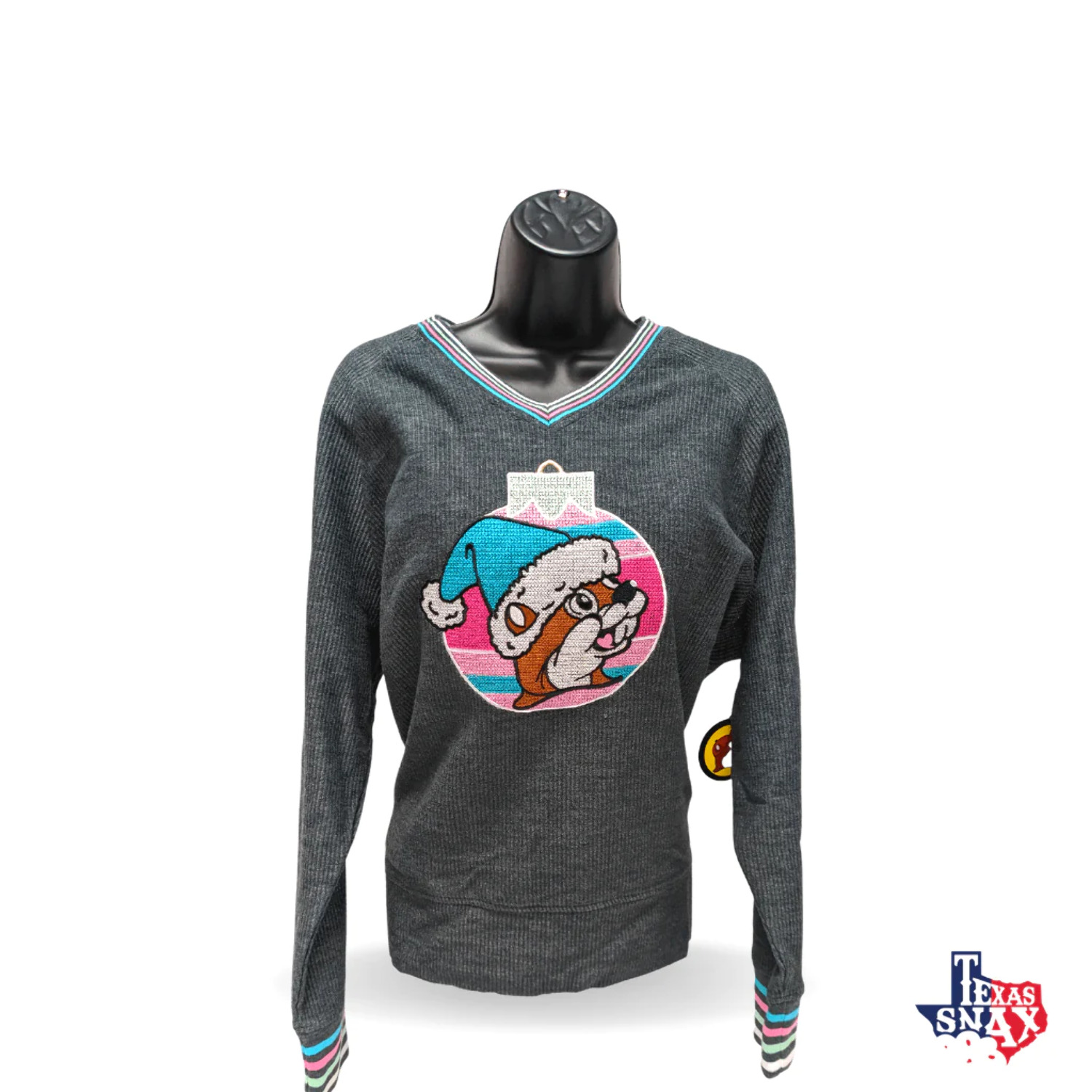 Bucee's Christmas Cord Sweater