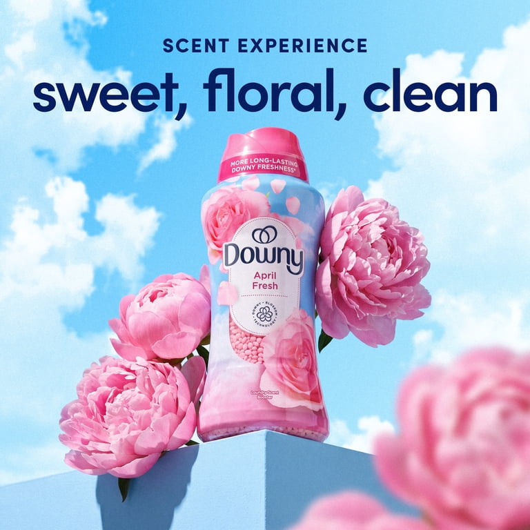 Downy, In-Wash Scent Booster Laundry Beads, 18.2 oz, April Fresh