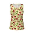 thumbnail image 5 of Goofa Cherries and Ladybirds Printed Womens Workout Tops for Women Sleeveless Yoga Shirts Athletic Running Tank Tops Sleeveless Gym Clothes Workout Apparel-X-Large, 5 of 9