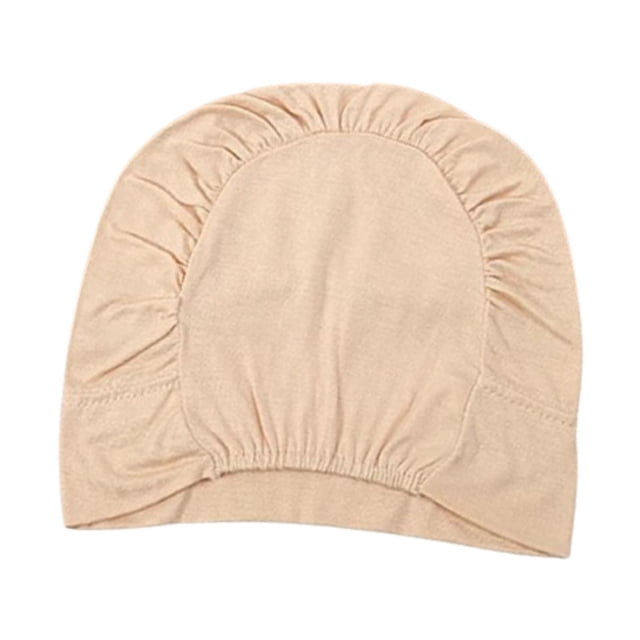 Cubierta de turbante de turbante musulmán Cabeza Cabezas envoltura Beige ligero