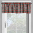 thumbnail image 4 of Ambesonne Colorful Valance & Curtain, Woman Kisses Lipstick Art, 55"x36", Black and Red, 4 of 7