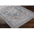 thumbnail image 4 of Mark&Day Washable Rugs, 3x7 Worthville Traditional Taupe Runner Area Rug, Beige Blue Ivory Carpet for Hallway, Kitchen, Bedroom or Living Room (2'7" x 7'3" Runner, Machine Washable), 4 of 8