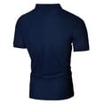 thumbnail image 3 of zuwimk Polo T Shirts For Men,Men's Stain Resistant Short Sleeve Polo Shirts Navy,XL, 3 of 4