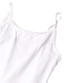 thumbnail image 5 of Hanes Ultimate EcoSmart 4-Pack Girls' White Cami Color: White Size: X LARGE, 5 of 7