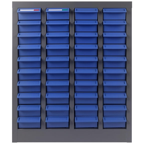 Bolt and Nut Organizer, Parts Cabinet, 40-Drawer Bench-Top Cabinet, Physical Rear Stopper Security, Workshop Drawer Cabinet, Tool Organizer Cabinet, Targeting Garage, Production Line, Office