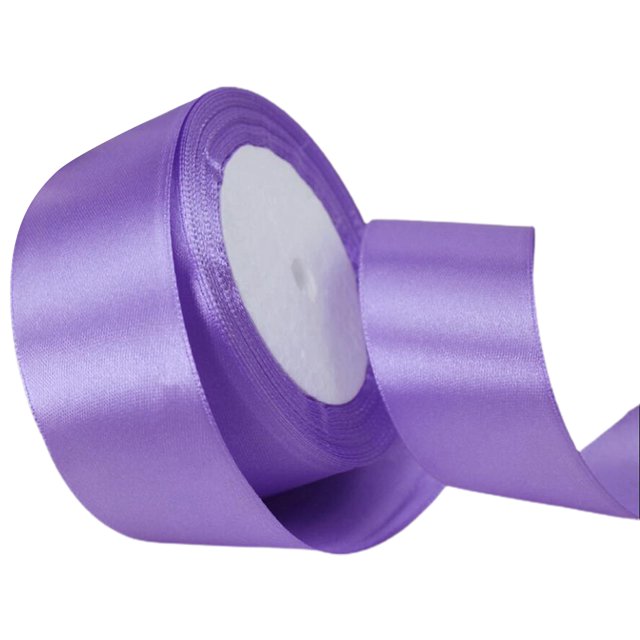 Visland 1 Roll 22m 4cm Wide Satin Wedding Ribbon Roll Gift Wrapping Bouquets Bow Making Decoration Home Decor