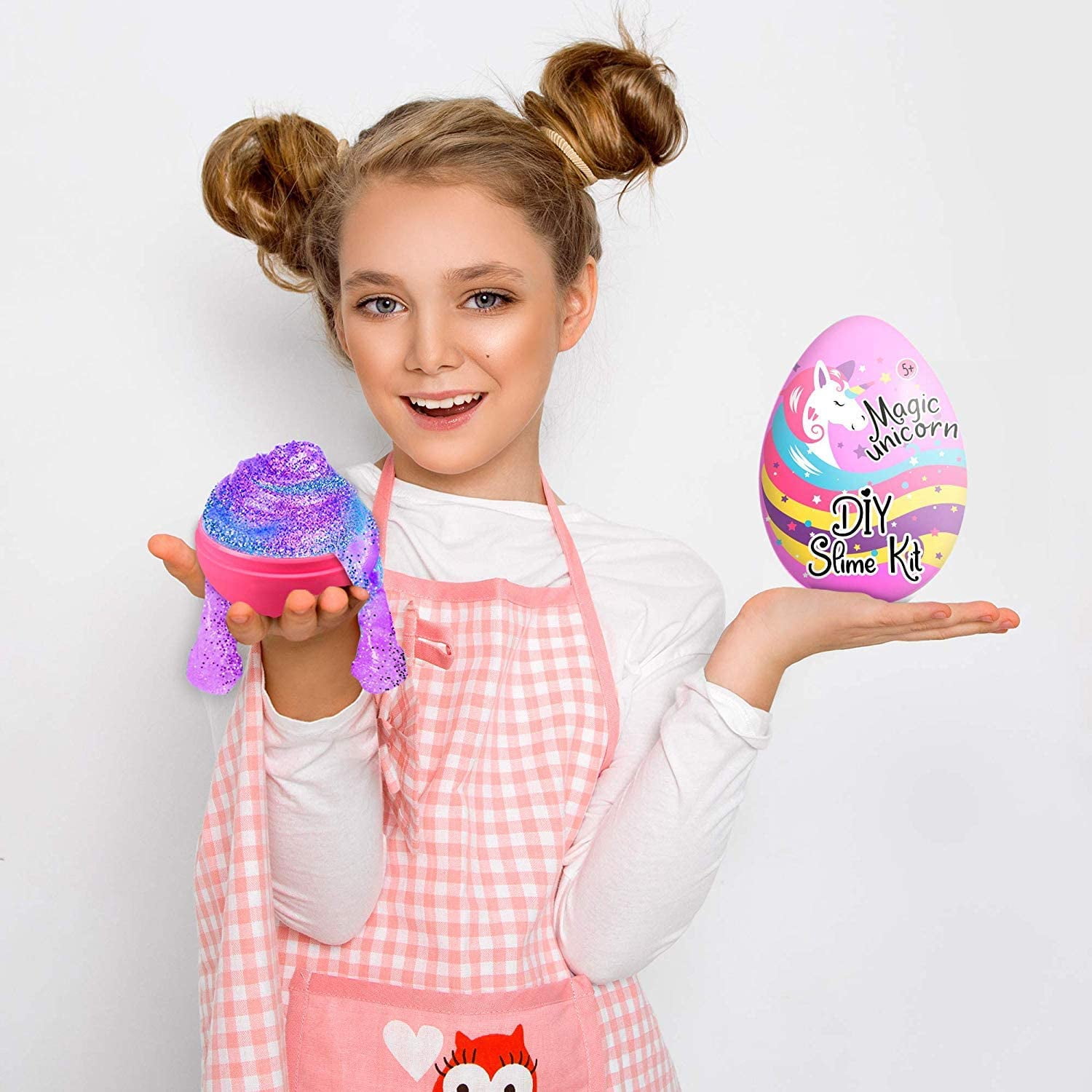 Laevo Unicorn Slime Kit for girls - DIY Slime Kits - Supplies Makes