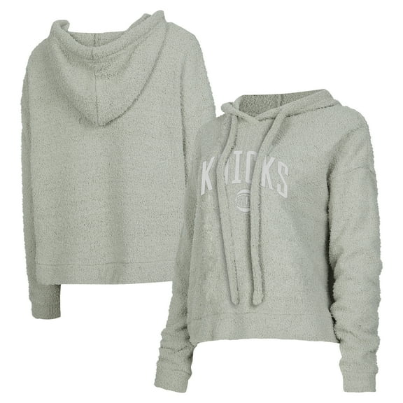 Women's Concepts Sport Gray New York Knicks Ventura Comfy Pullover Hoodie