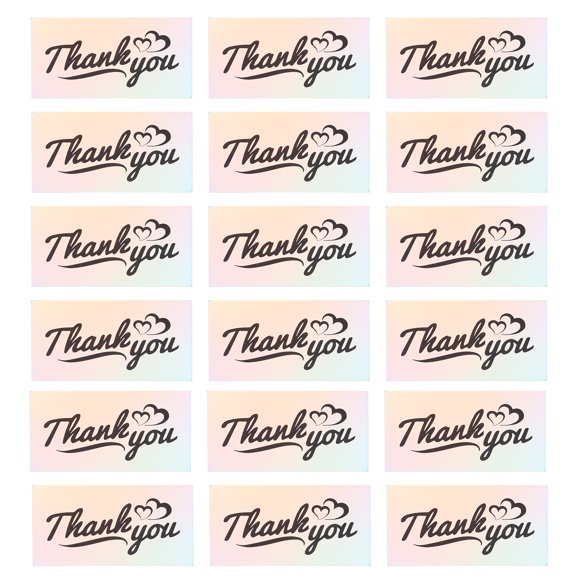 50pcs Thank You Cards Thank You Postcards Small Business Thanks Themed Postcards
