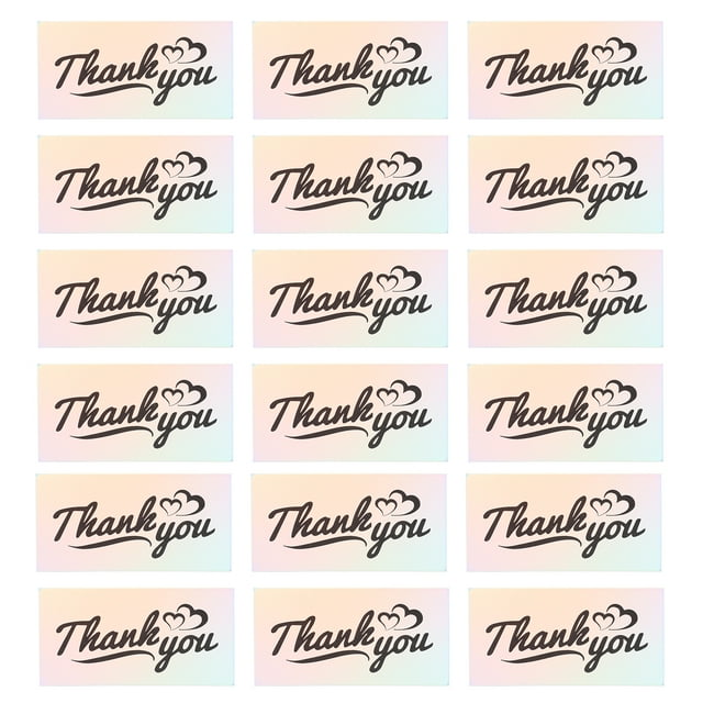 MasteelfCA 50pcs Thank You Cards Thank You Postcards Small Business Thanks Themed Postcards